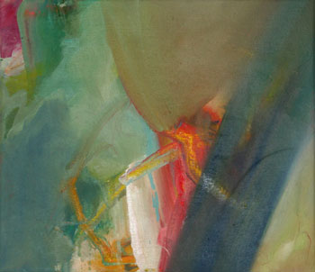 o.T., �l auf Leinwand, 07/2009